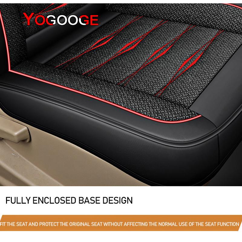 YOGOOGE Car Seat Cover For Toyota Rav4 Auto Accessories Interior