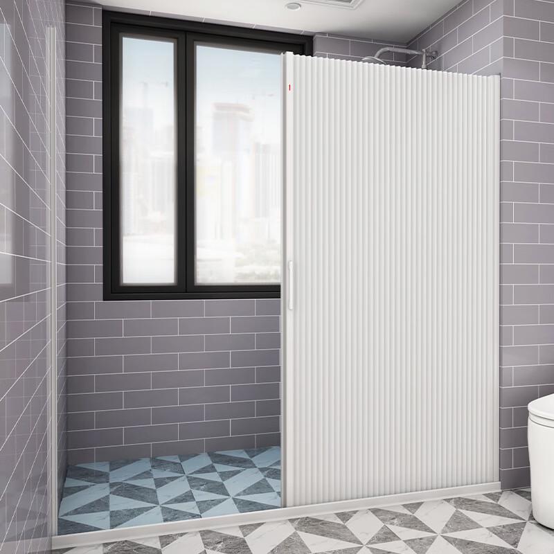 

Yipan Minimalist Shower Curtain with Water Retainer