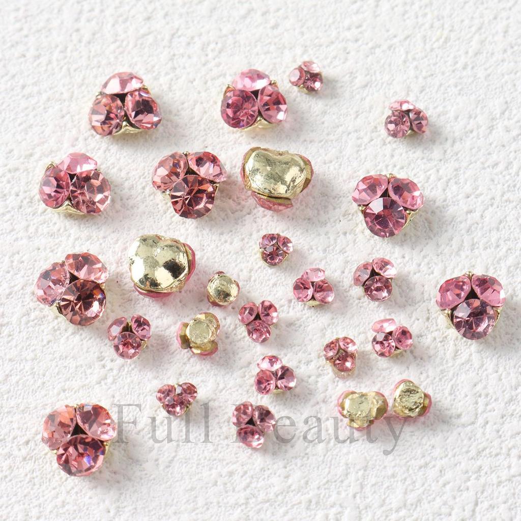 New Diamond Ball Nail Art Jewelry Mixed Shiny Pile Diamond Nail Jewelry