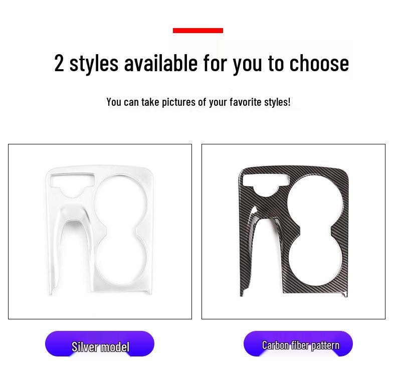 GLK 08-15 Center Console Cup Holder Decorative Panel for Mercedes-Benz Interior Modification