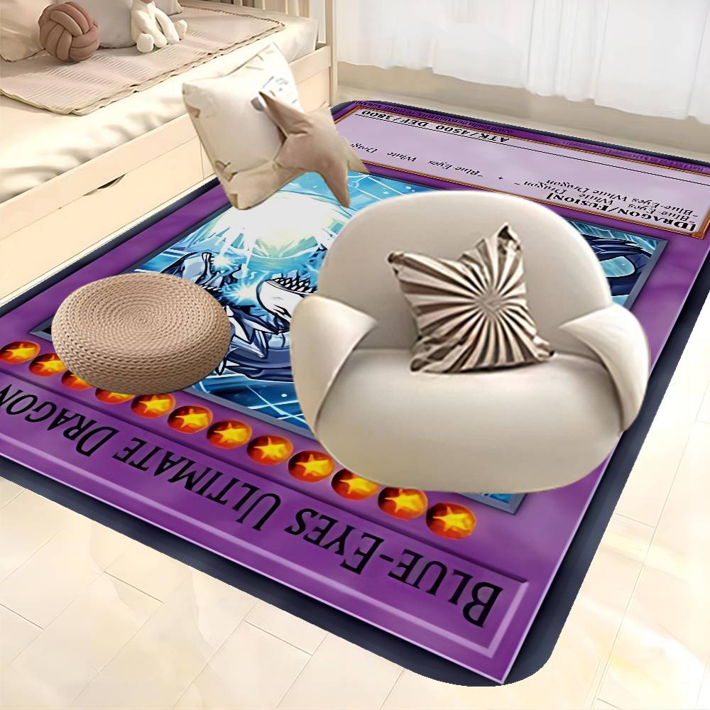 Anime Yu-Gi-Oh Door Mat Washable Non-Slip Living Room Sofa Chairs Area Mat Kitchen Doormat Area Rug