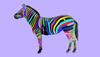 Szklana Płyta Deska Do Krojenia 52X30 Zebra