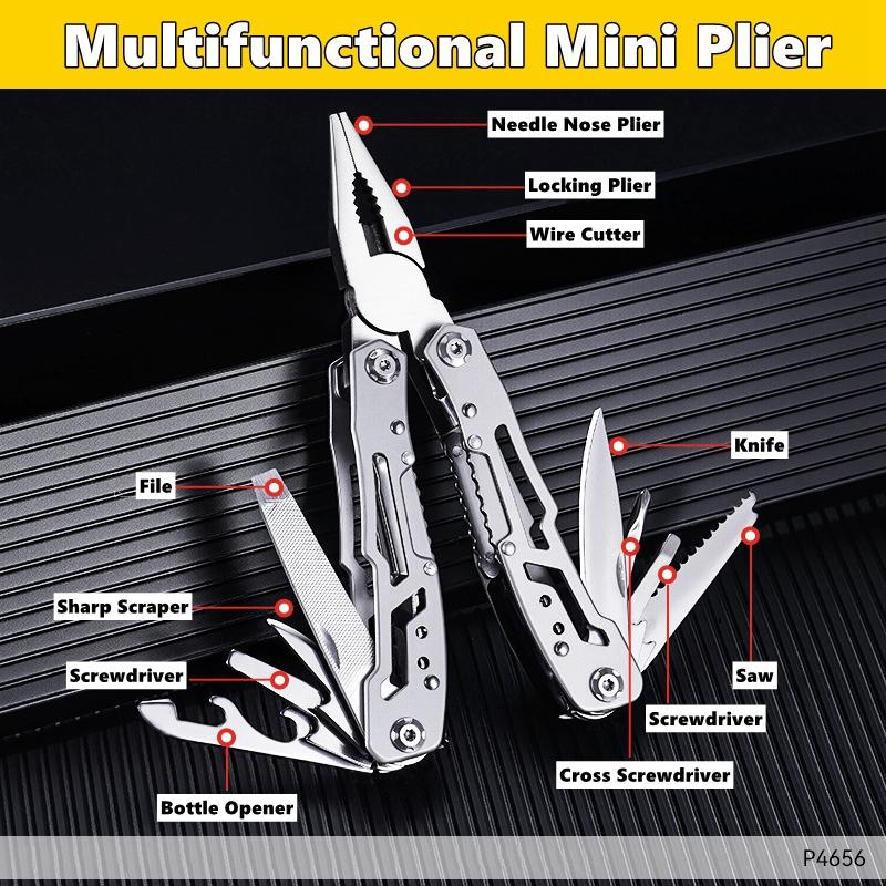 Taschen Mini-Zange Messer Schraubendreher Klappbar Kleines Multitool Öffner Nagelfeile Präzisionszange Handwerkzeuge Outdoor Notfallwerkzeug
