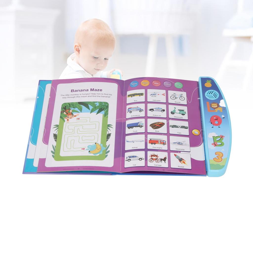 Children Electronic Book English Educational Sound Book Smart Toy Electronic Book for Kids Students