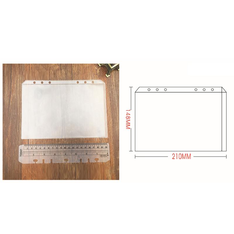 1ks Kapsy na pořadač A5 A6 Pořadač A7 Pořadač na notebook Průhledný