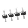 4pcs M6 Rubber Mounts Male Anti Vibration Silentblock Car Boat Bobbins (VV20*10 M6*18)