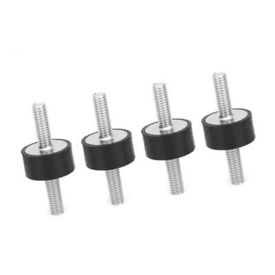 4pcs M6 Rubber Mounts Male Anti Vibration Silentblock Car Boat Bobbins (VV20*10 M6*18)