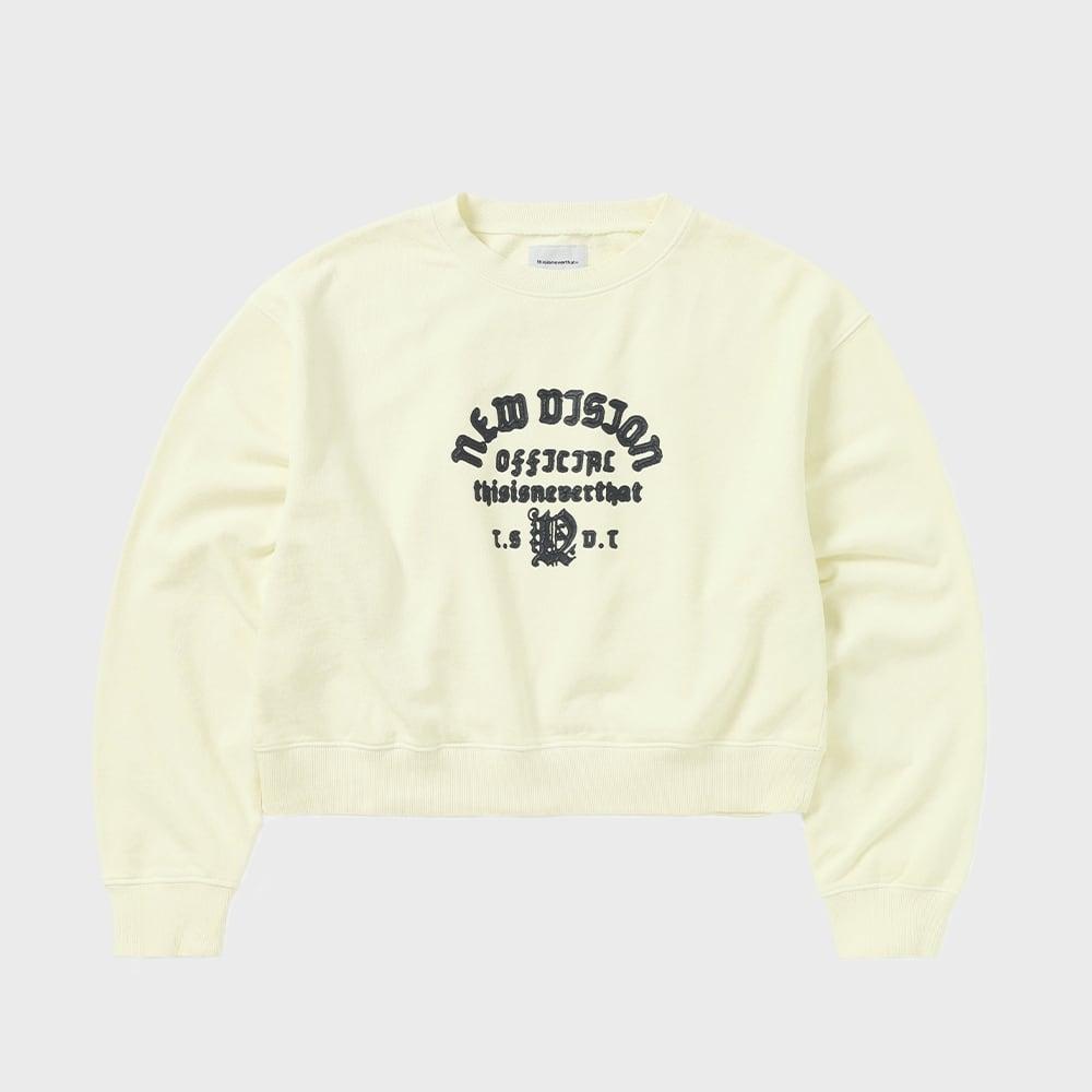 ThIs Is Never That NeW vIsion Crack W creWneck Ivory S