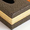 Faux Leather Home Car Tissue Box Oppbevaringsveske Hotell Restaurant Papirholder
