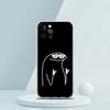 Cute Cartoon Matchman Luxury Phone Case For iPhone 16 15 14 13 12 11 Pro Max XS X XR SE 7 8 Plus Soft Silicone Clear Cover