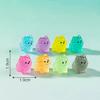 8pcs Mini Luminous Figures Puppy Miniature Decor Glow At Night Dog Dolls DIY Fairy Garden Landscape Ornament Accessories