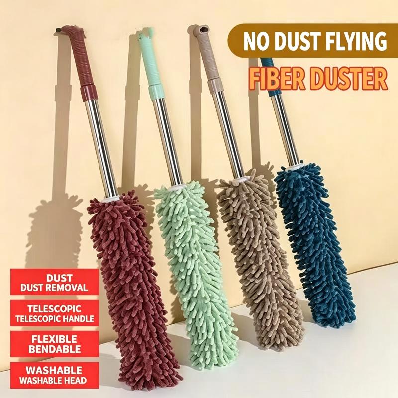 Extendable Dusting Mop Multifunctional Scratch Resistant Duster for High Ceiling Blinds Car Exterior Cleaning