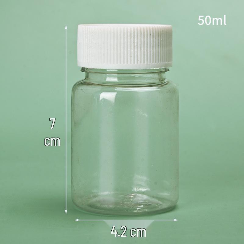 Food Grade PET Polyester Bottle with Tear-off Cap, 100ml/500ml