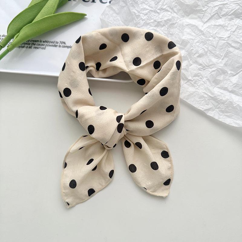 

Маленький квадратный шарф из хлопка и льна, женский, цветочный, универсальный, весенне-осенний, с темпераментом, для защиты шеи, 56 * 56, повязка на голову, головной платок, декоративный шарф