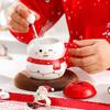 Mikołaj Bałwan Kubek Prezent Świąteczny Kubek Śniadaniowy dla Dzieci Kubek dla Pary Dziewczyny Przyjaciela Kubki do Kawy do Biura Naczynia do Napojów