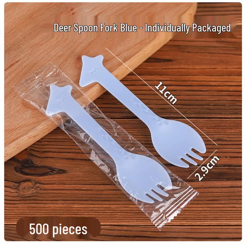 Sheng Bilai Disposable Plastic Fork Spoons