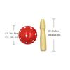 2Pcs Wood Darning Mushroom Sewing Repair Tools Portable Sewing Aid For Clothing Holes Quick Fix and Knitting Project