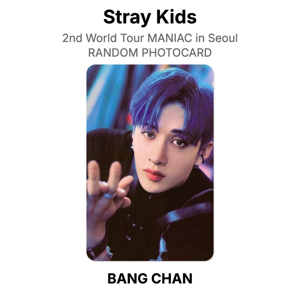 Stray Kids 2nd World Tour MANIAC In Seoul RANDOM PHOTOCARD Official Photocard