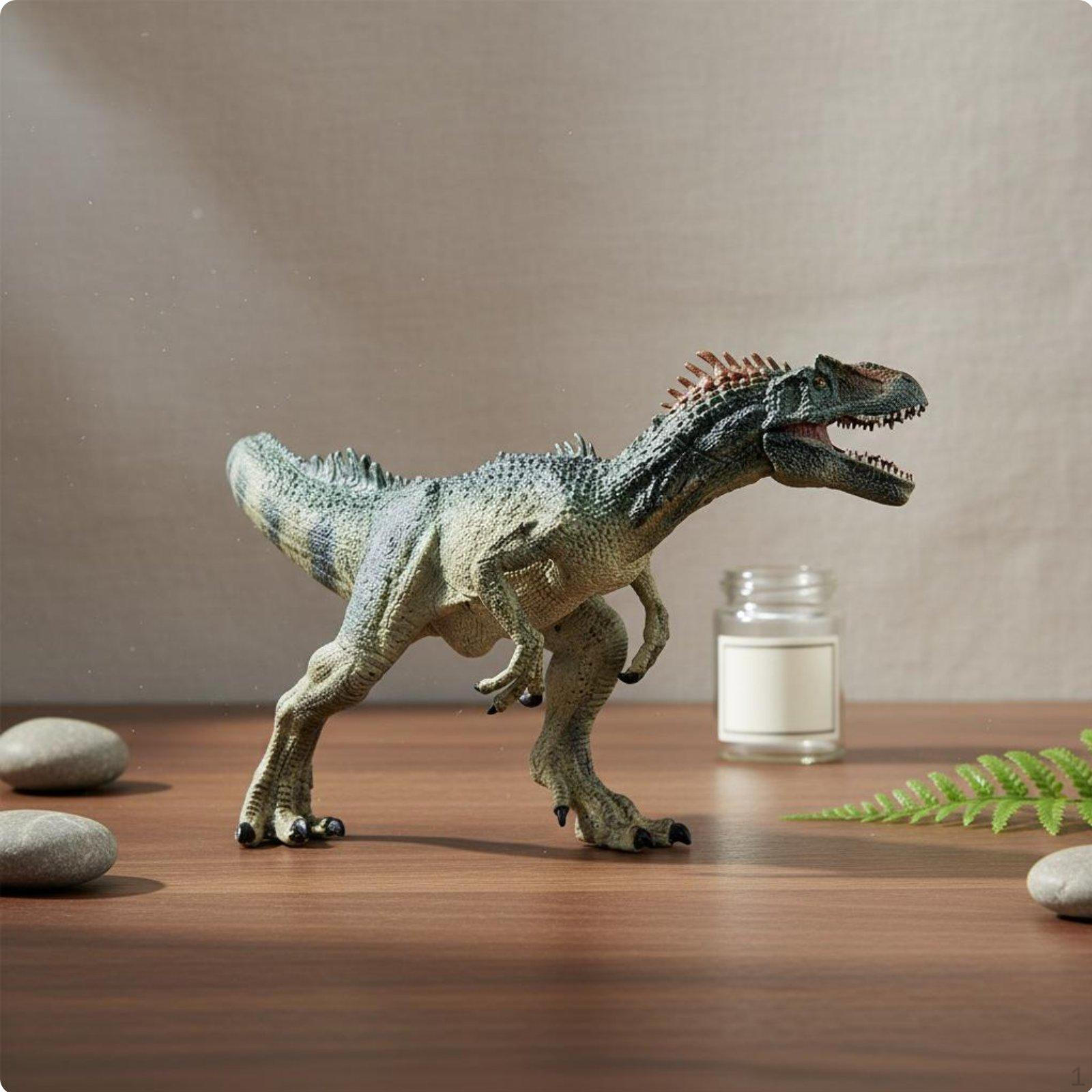 Allosaurus Figure Highly Detailed Realistic Dinosaur Model with movable jaw for