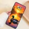 Cartoon Anime Duck Pattern For Xiaomi Mi Poco F3 F4 F5 F6 X3 X4 X5 X6 X7 M3 M4 M5 M6 M7 GT Pro 5G Black Phone Case