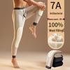 Men's Thickened Modal Thermal Pants with 100% Wool Lining