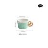 Cookie Handle Ceramic Mug Cookie Plate Creative Breakfast Cup Coffee Cup Milk Cup Beverage Cups Household Water Cups Teacup