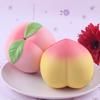 Ny kolossal 10 cm squishy rosa/hvit fersken Slow Rising Cream duftende