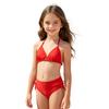 Mädchen Bikini-Set mit Aufdruck, zweiteilig - Farblich passender Badeanzug
