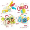 Montessori Musical Baby Car Key Toy Camera Bus Shape Interactive Baby Rattle 0 3 6 9 12 18 Months Boys Girls Teething Rattle Toy