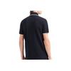 Emporio Armani SS24 Striped Logo Jacquard Straight Casual Short Sleeve Polo Shirt Men Polo Shirts Black 6D1F65-1JTKZ-00B9