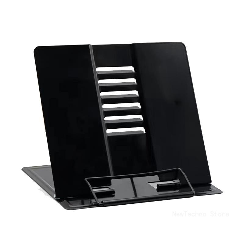 Metal Adjustable Portable Reading Book Holder Support Document Shelf Bookstand Tablet Music Score Recipe Stand