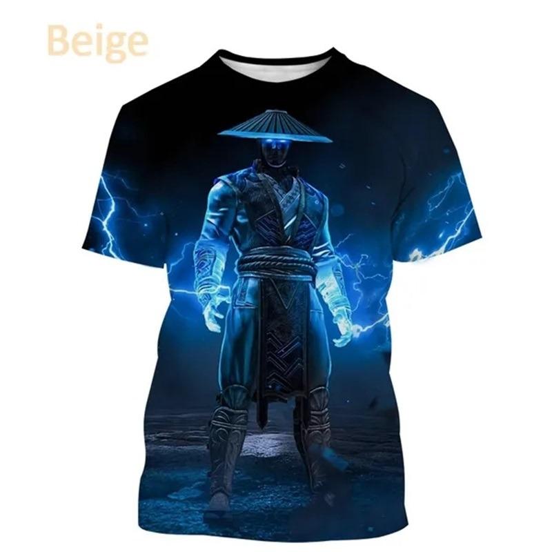Fighting Game Mortal Kombat T Shirt For Men Cool Short Sleeve Tee Tops Fashion Casual Oversized Streetwear Tshirt Ropa Hombre