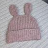 Female autumn and winter Japanese cute big ears funny knitted hat warm personality versatile face small wool hat tide