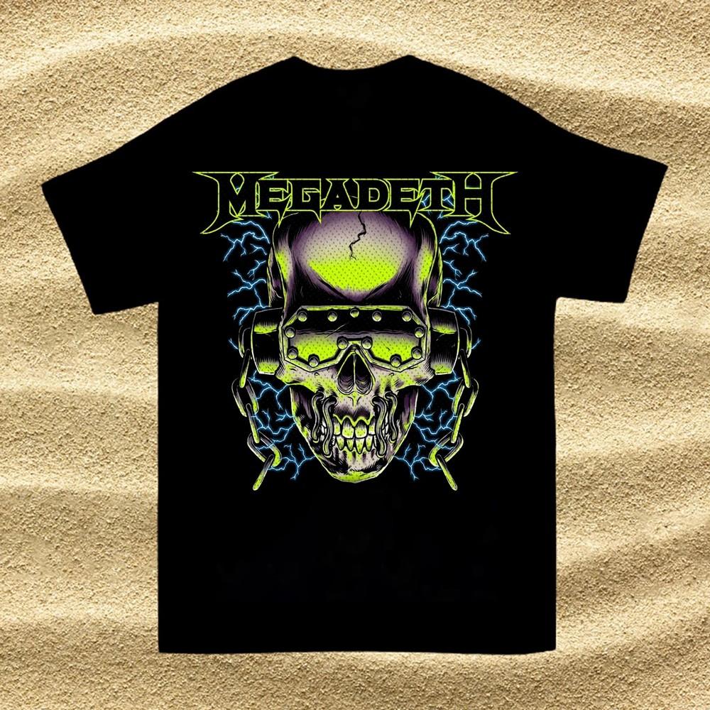 ~HOT~ Megadeth Band Cotton Short Sleeve Gift For Fan T-Shirt Sizes S-5XL. Unisex T-Shirt S