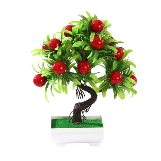 1 Pcs Artificial Flower Simulation Different Shape High Quality Plastic Home Decor Artificial Fruit Tree for Home