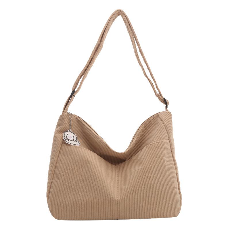 1Pc Large-capacity Lazy Style, Foreign Style, Japanese Literary and Artistic Trend, One-shoulder Crossbody Student Leisure Korean Version of Female