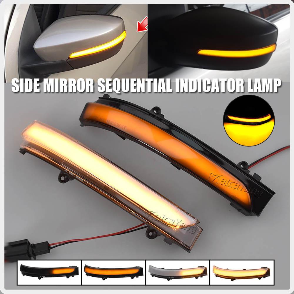 LED Dynamic Turn Signal Blinker Sequential Side Mirror Indicator Light For Volkswagen Jetta Mk6 SE 2011-2018 GOL Geracao 6/7/8Turn Signal 2