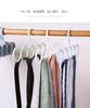 1pc-Plastic Solid Pants Hanger Multifunctional Hanger Pants Hanger Scarf Storage Hange
