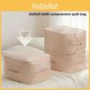 Sac de rangement matelassé moderne et simple en tissu Oxford pour ranger couvre-lit et couette