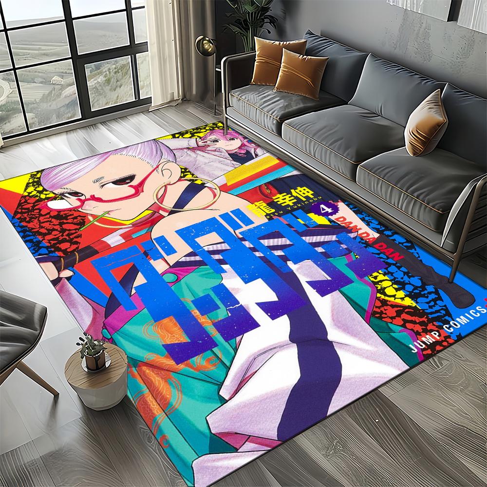 DAN DA DAN Anime Cartoon Non-Slip Carpet Rug for Living Room Bedroom Sofa Kids Play Floor Mat HD Gift