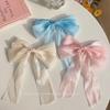 Cream Sweet Desire Mesh Bow Hairpin - Fairy Spring Hair Accessory Clip