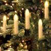 20PCS Clip-on Christmas Tree Decorative Light USB Powered Electronic Candle Light  Halloween