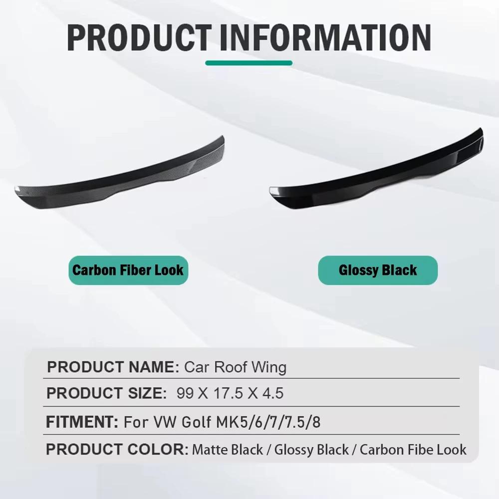 Golf 3 4 MK3 MK4 2026 Hot For VW VOLKSWAGEN For Volkswagen VW Golf MK5 MK6 MK7 MK7.5 MK8 GTI Hatchback Rear Trunk Lid Roof Spoil