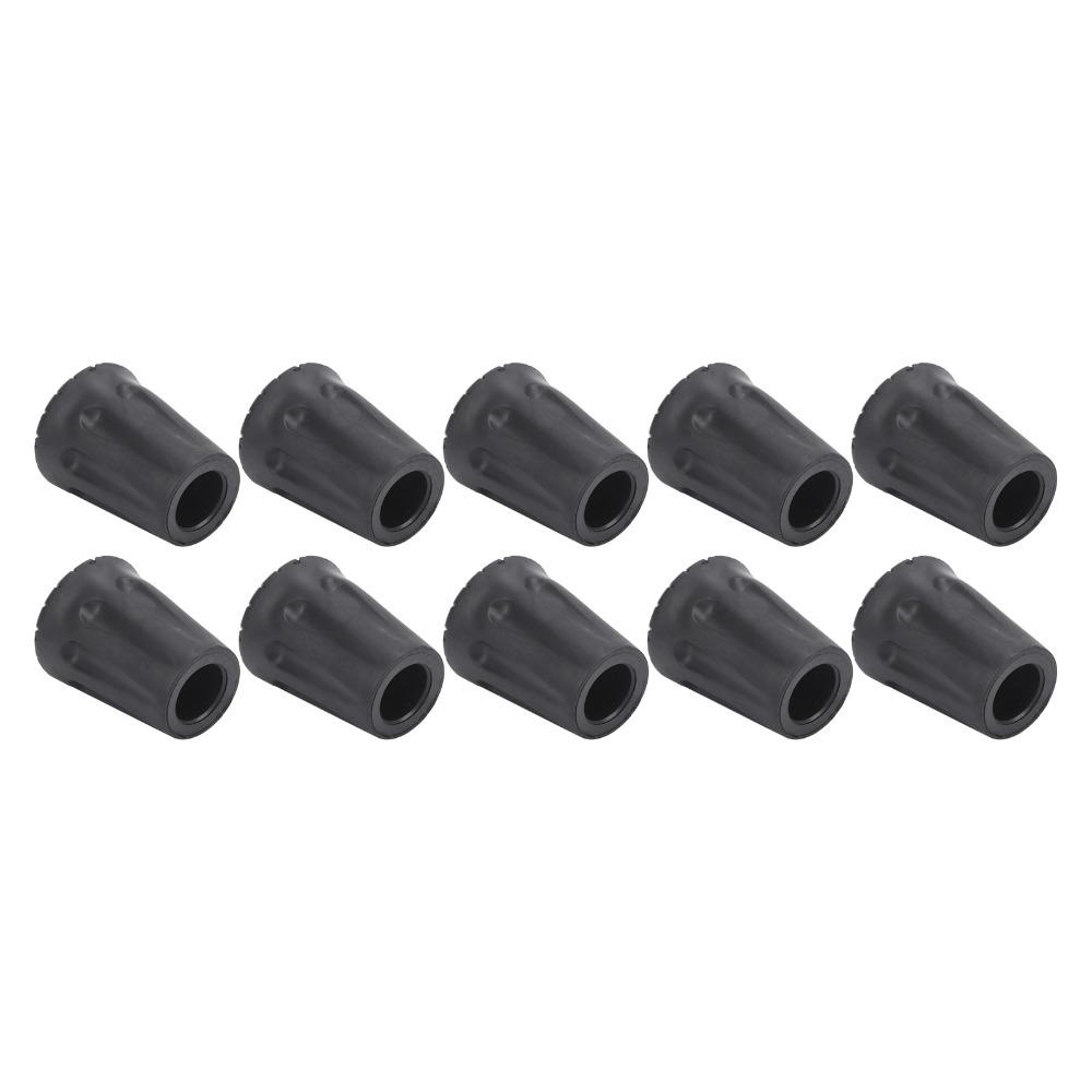 12Pcs Rubber Trekking Pole Tip Protectors Outdoor Trekking Pole Foot Cover Outdoor Trekking