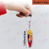 Fashion Surfboard Beach Keychains for Accessories Jewelry Miami Santa Monica San Diego Creative Keyrings Charm Friends Gifts