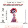 2D Flat Acrylic Pendant Mexican Doll Holiday Ornaments Perfect for Christmas,Carnival,New Year, Halloween - Holiday Home, Office and Party Decorations