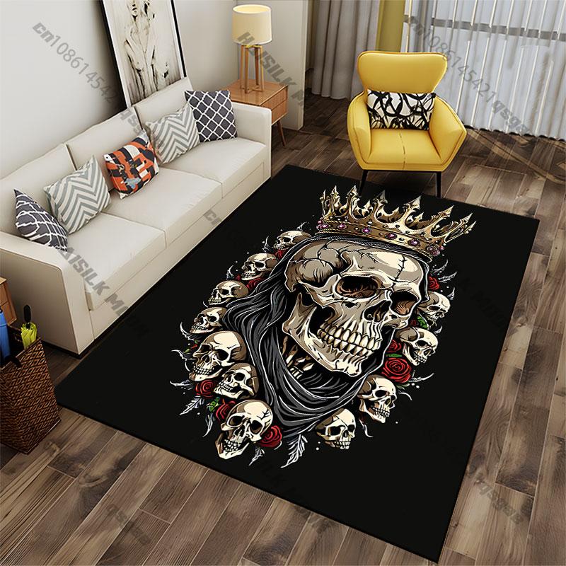 Death royalty power and decay carpet Yoga living room room decor children's crawling mat doormat area rug games mat