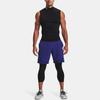 Under Armour High Neck Sleeveless Compression Sports Shirt Men Tops Black 1361521-001