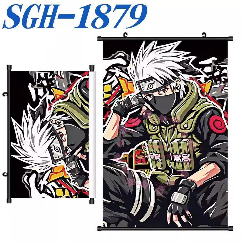 

N-Naruto Poster Scroll Painting Peripheral Hanging Painting Bedside Living Room Background Wall Cloth Painting 40x60cm