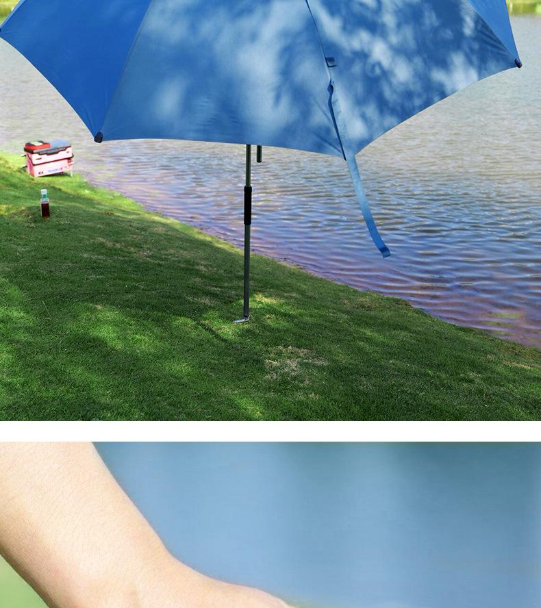 Universal 12mm Solid Stainless Steel Fishing Umbrella Ground Stake Accessory